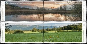 Liechtenstein Nature Reserves Stamps