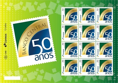 brazil bank stamp