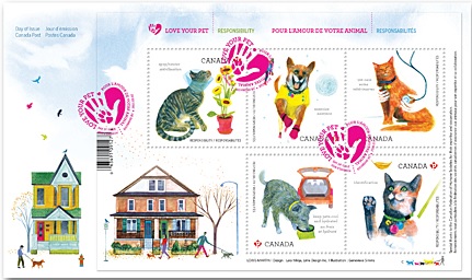 croatia pets stamps