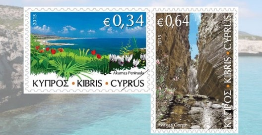 cyprus akamas stamps
