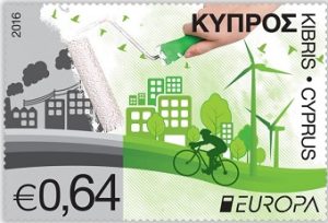 Cyprus Think Green Stamp