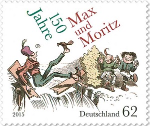 germany max and mortiz stamp