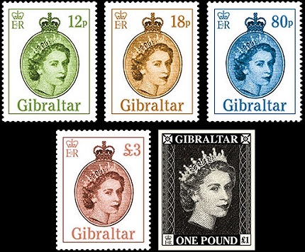 gibraltar definitive stamps