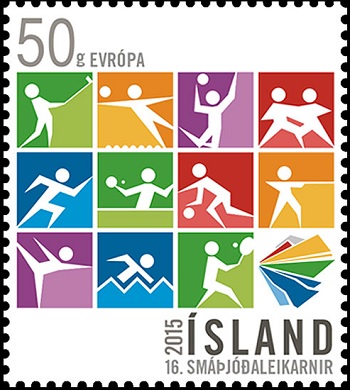 iceland games stamp