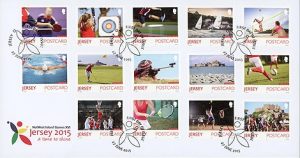 Jersey Island Games Stamps