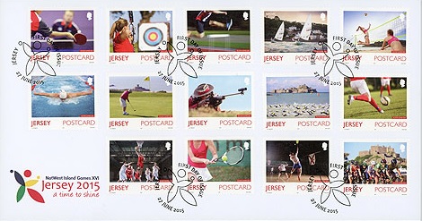 jersey island games stamps