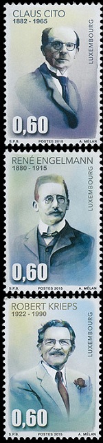 luxembourg personalities stamps