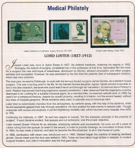 Medical Philately Lord Lister
