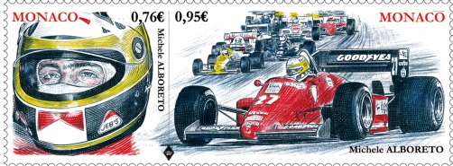 monaco drivers stamps