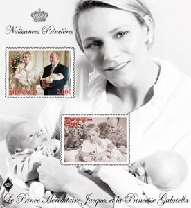 Monaco Princely Birth Stamps