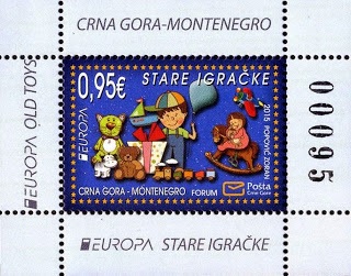 montenegro europa stamp