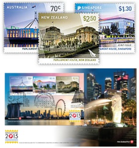 newzealand singapore 2015 stamps