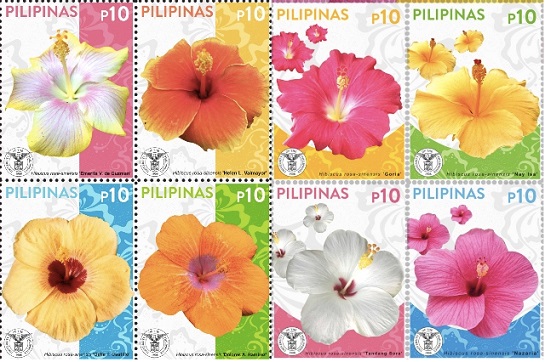 philippines flowers stamps