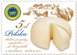 poland cheese stamp