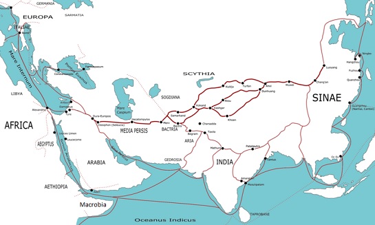 silk route map