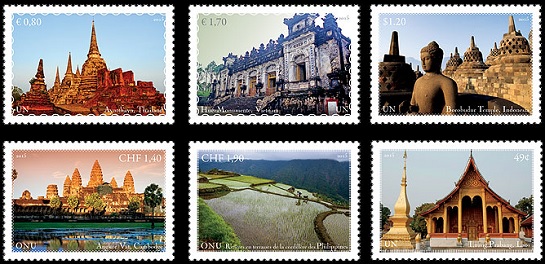 un world heritage stamps