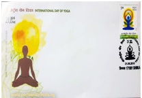 yoga stamps fdc